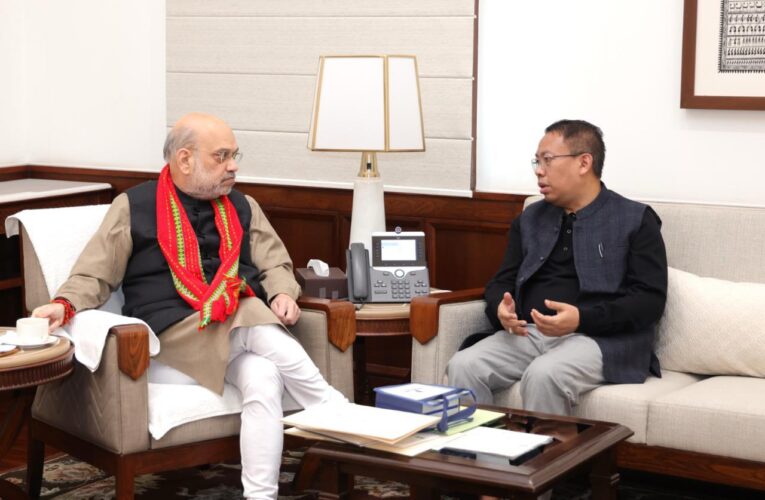 Manipur Speaker Th Satyabrata Meets Union Home Minister Amit Shah Over State Issues