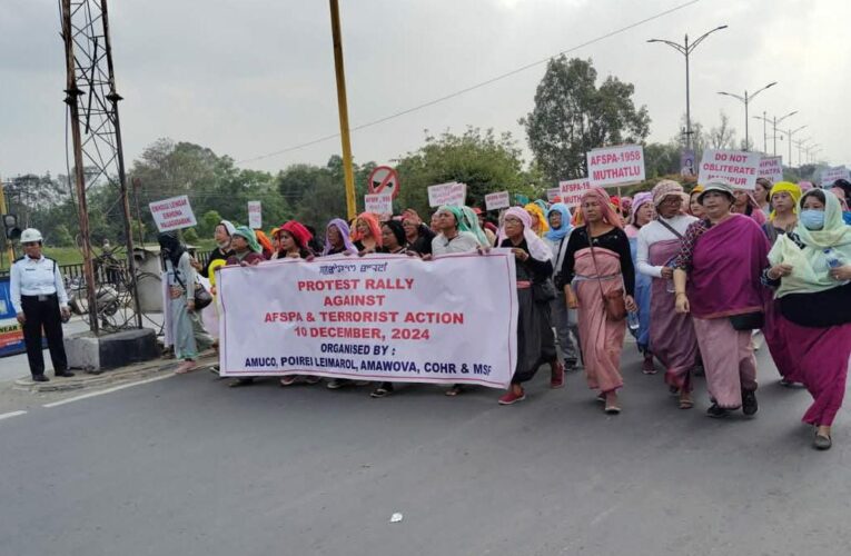 Lakhs Join Protest Rally Against AFSPA and Terrorism in Manipur