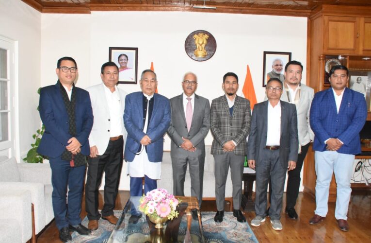 NPP Manipur Delegation Meets Governor Ajay Bhalla to Discuss State’s Current Situation