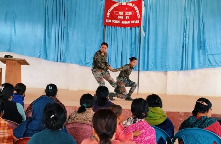 Assam Rifles Organizes Self-Defense Seminar for Women, Reviews Operational Preparedness in Kamjong District