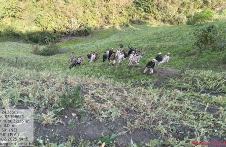 Security Forces Destroy Illicit Poppy Cultivation in Churachandpur