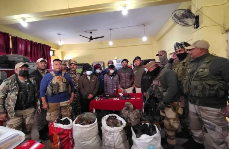 Security Forces Arrest 13 KYKL Cadres in Bishnupur, Recover Arms and Tactical Gear