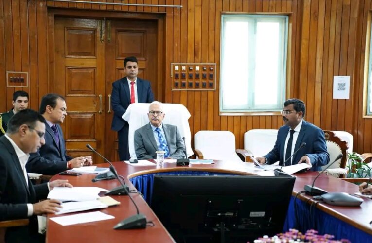 Governor Ajay Kumar Bhalla Reviews Budget, IDP Rehabilitation, and Skill Development in Manipur