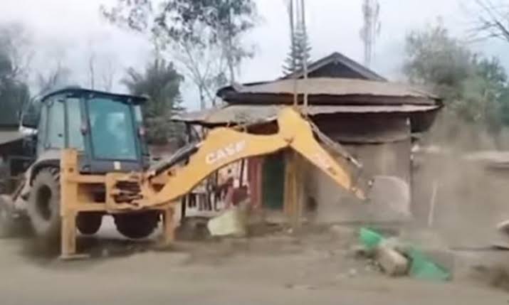 Six Kuki Volunteers Arrested for Resisting Demolition of Illegal Check Posts and Bunkers in Kangpokpi