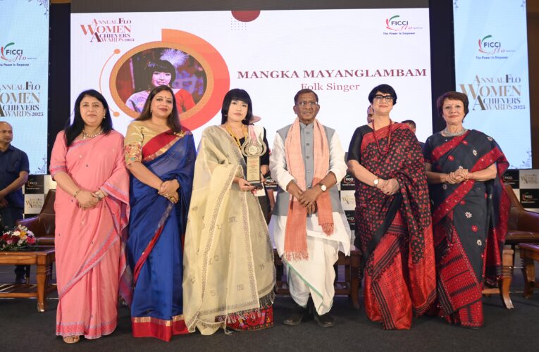 Manipuri Folk Princess Mangka Honored with Women’s Achiever Award 2025 in Guwahati