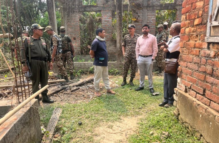 DC Jiribam Inspects Development Works in Borobekra