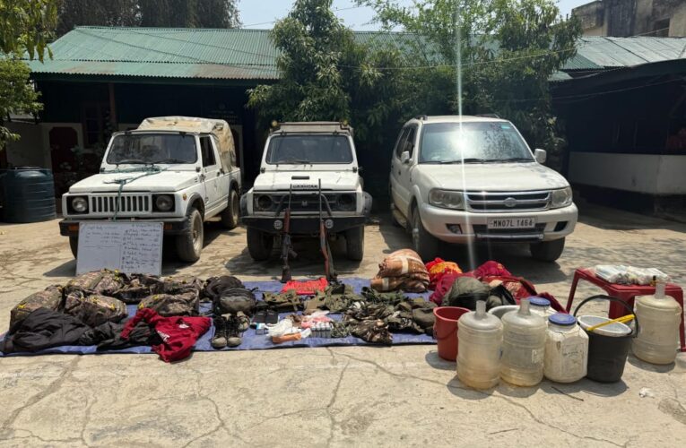 Massive Counter-Insurgency Operation Conducted in Heirok Part-III Forest; Huge Cache of Arms and Ammunition Recovered