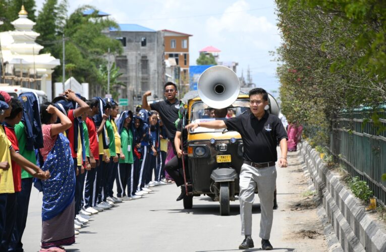 Massive Human Chain Protest in Imphal: “Manipur Muthatpa Yaroi” Movement Defends State’s Identity