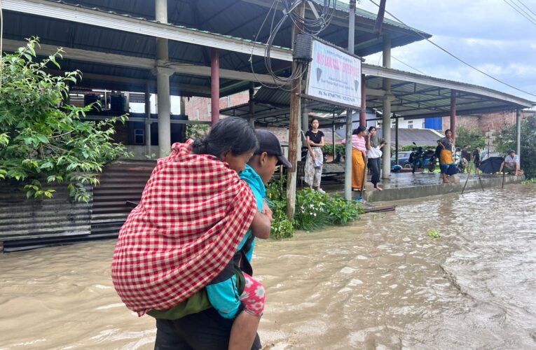 Flood Advisory Issued for Imphal as Imphal River Crosses High Flood Level