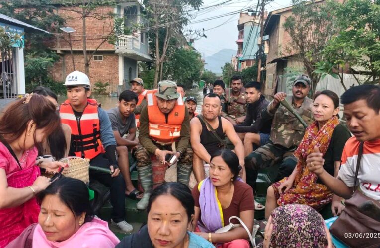 People for Animals Rescues People and Animals Stranded in Flood