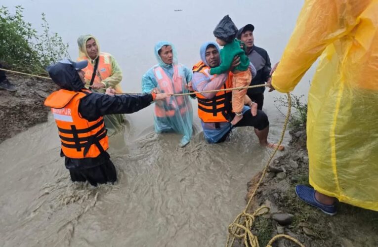 Security Forces Actively Assist in Flood Relief Operations Across Imphal Valley: Manipur Police
