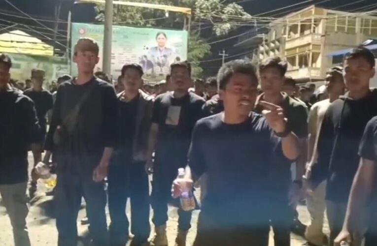 Arambai Tenggol Leader’s Arrest Sparks Unrest in Imphal; Protesters Attempt Self-Immolation