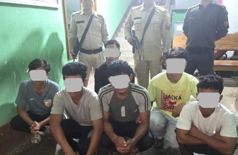 Six Arambai Tengol Members Arrested for Assaulting Police During Bandh in Bishnupur