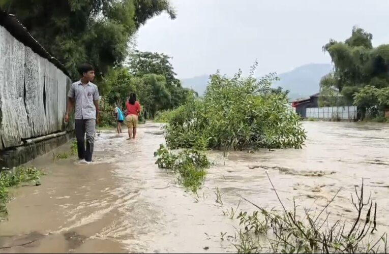 Flash Flood Alert: Villages Along Khuga River Submerged in Churachandpur 
