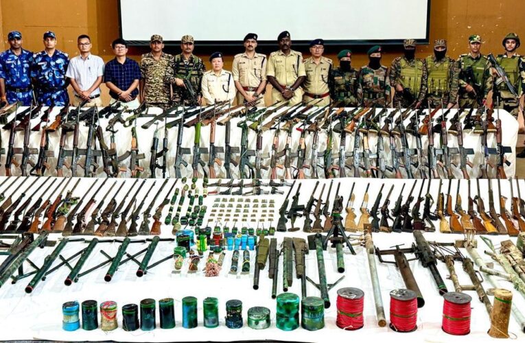 Major Cache of Arms and Ammunition Recovered in Manipur Hills: Security Forces Conduct Joint Operation