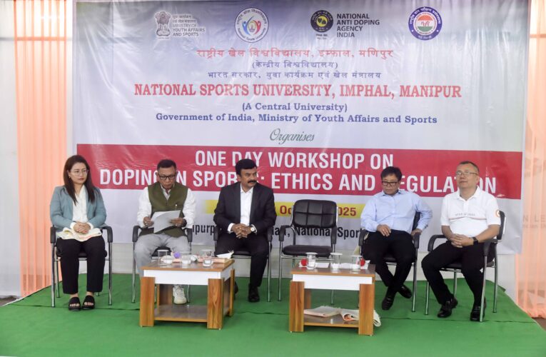 Workshop on Clean Sports and Anti-Doping Awareness Held at Khuman Lampak Sports Complex, Imphal
