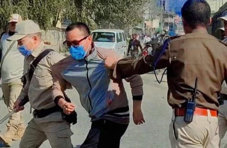 COCOMI Media Coordinator L. Jayenta Shifted to ICU After Lathi-Charge Injuries