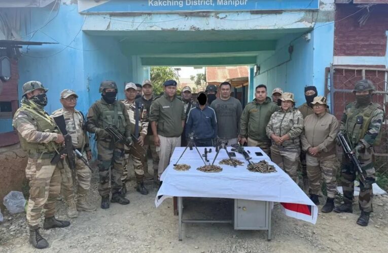 RPF/PLA Cadre Arrested with Heavy Weapons in Kakching