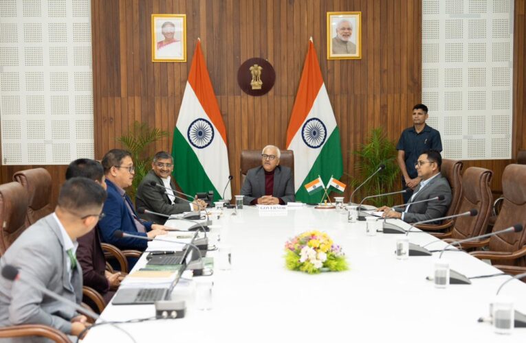 GOVERNOR, DoNER MINISTER CO-CHAIR HLTF MEETING ON SPORTS PROMOTION IN NORTH-EAST