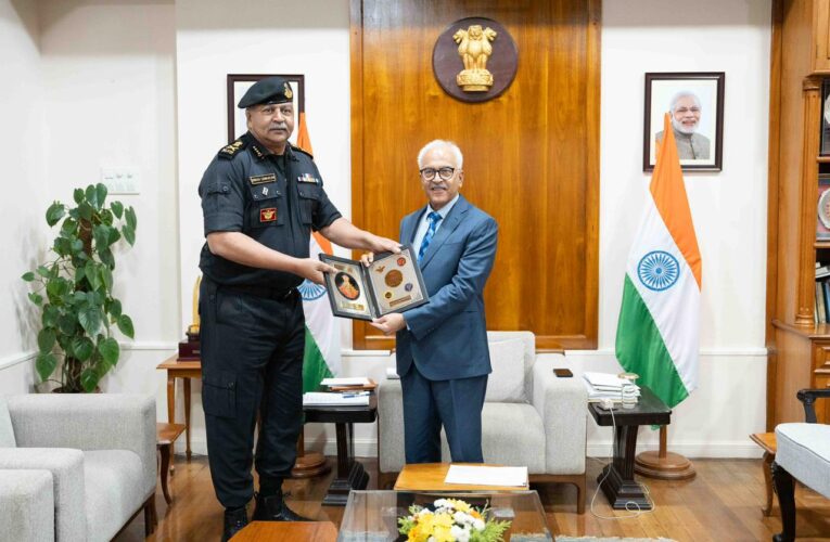 NSG Director General Calls on Manipur Governor Ajay Kumar Bhalla
