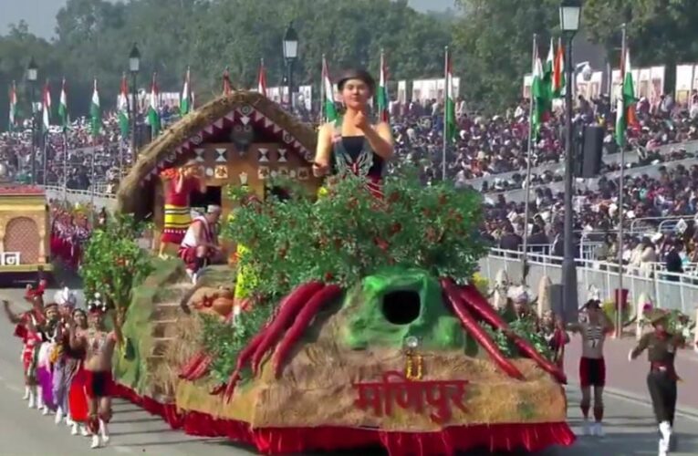 Republic Day: Manipur Tableau Showcases Chak-Hao, Hathei Chilli, Tamenglong Orange